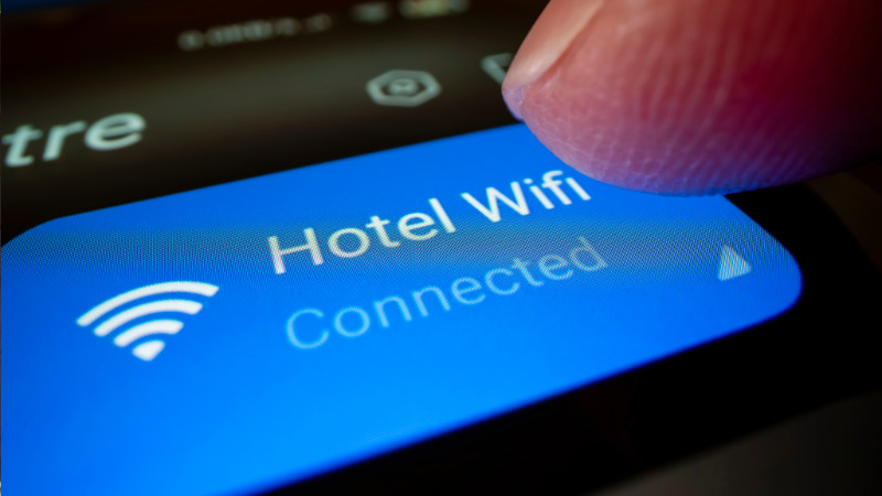 Hotel Network Segmentation. Hotel guest on guest wifi